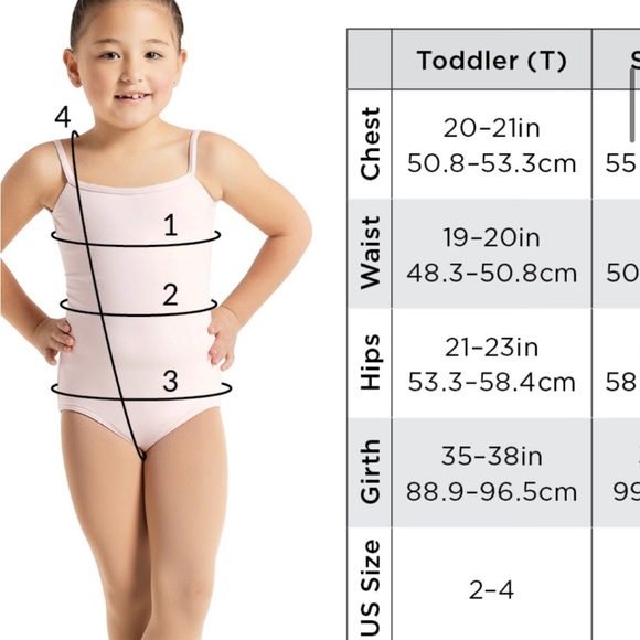 Black basic Capezio leotard Toddler - Picture 6 of 6